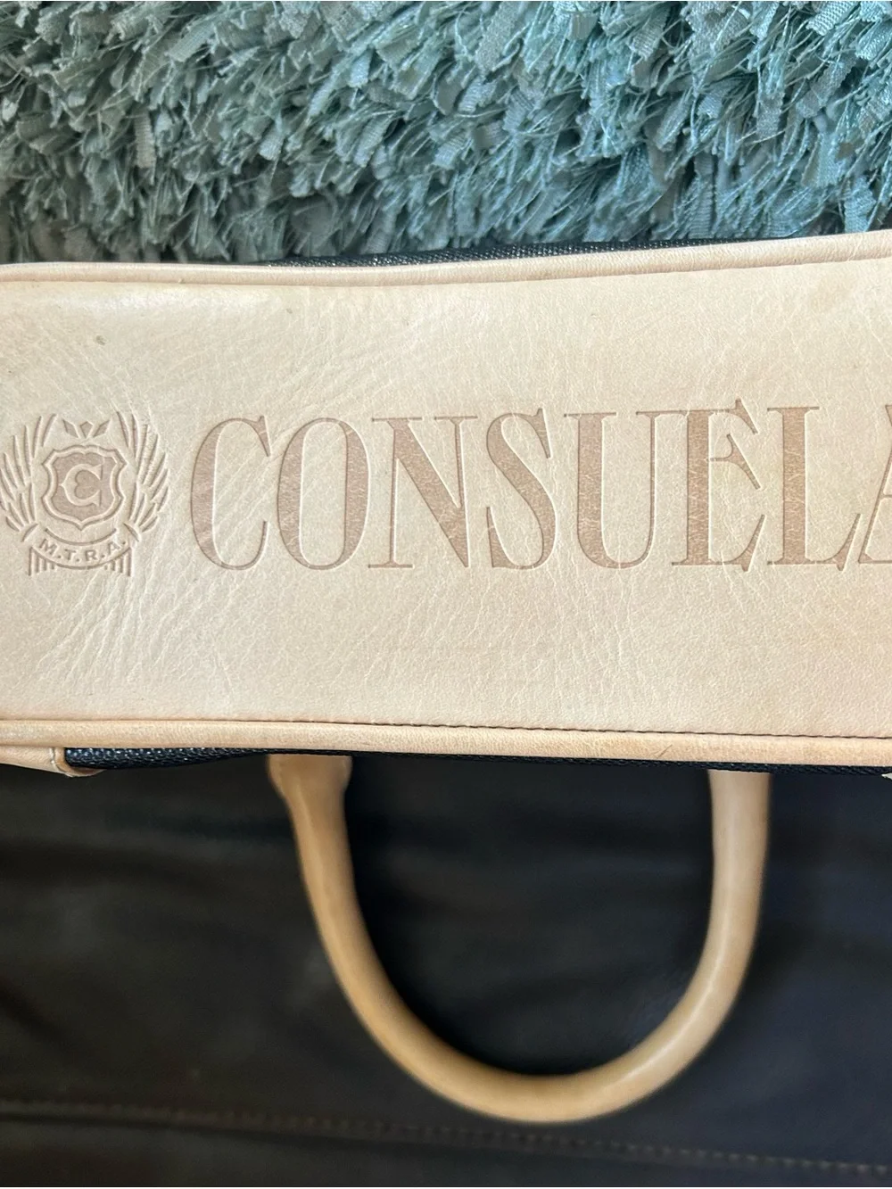 Consuela Black and Tan Small Satchel - Picture 4 of 5